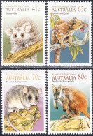 AUSTRALIA 1990, FAUNA, AUSTRALIAN ANIMALS From The MOUNTAINS, COMPLETE MNH SERIES With GOOD QUALITY, *** - Mint Stamps
