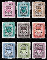 1981 Tuvalu Timbre Taxe Set MNH** Ta2 - Tuvalu