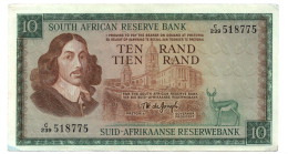 South Africa 10 Rands ND 1967 P-114 Very Fine - Afrique Du Sud