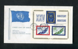 "UNO-N.Y." 1970, Block 5 FDC (B1132) - Blocks & Sheetlets