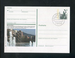 "BUNDESREPUBLIK DEUTSCHLAND" 1989, Bildpostkarte Mit Bildgleichem Stempel Ex "WEIL AM RHEIN" (B1135) - Geïllustreerde Postkaarten - Gebruikt