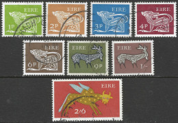 Ireland. 1968-70 Definitives. 8 Used Values To 2/6. SG 248etc. M4057 - Gebraucht