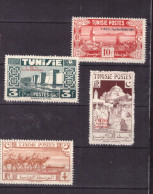 TUNISIE - 1945 - Série Général Mast - Série De 4 Timbres Neufs **   Cote 8 € - Neufs