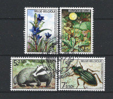Belgie 1974 Fauna & Flora OCB 1738/1741 (0) - Gebruikt