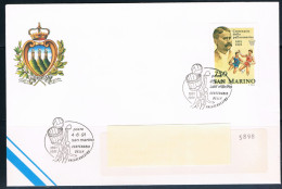 San Marino 1991,Centenario Pallacanestro, Annullo Fdc - Pallacanestro