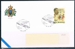 San Marino 1992,Coppa D'Europa Baseball Pool B, Annullo Speciale. - Baseball