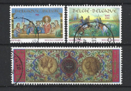 Belgie 1993 Joint Issue With Hungary OCB 2491/2493 (0) - Oblitérés