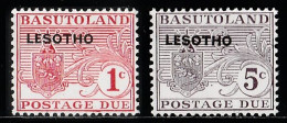 1966 Lesotho Timbre Taxe Set MNH** Ta4 - Lesotho (1966-...)