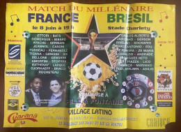 FRANCE -BRAZIL ,WORL CUP FINAL ,FRANCE - BRESIL ,MATCH DU MILLENAIRE ,1998 ,POSTER - Affiches