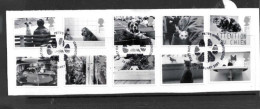 GREAT BRITAIN COLLECTION.  2001 CATS AND DOGS SET OF 10. USED. - Gebruikt