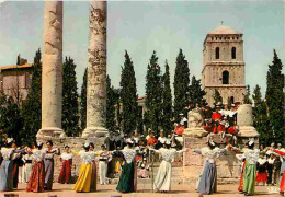 Folklore - Danses - Provence - Arles - La Fete Des Costumes Au Théatre Antique - Flamme Postale - Voir Scans Recto Verso - Dans