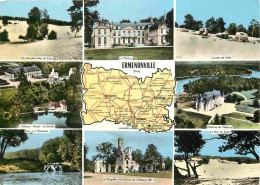 60 - Ermenonville - Multivues - Carte Géographique - Mention Photographie Véritable - Carte Dentelée - CPSM Grand Format - Ermenonville