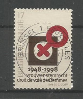 Belgie 1998 50 Y. Women's Vote OCB 2734 (0) - Usati