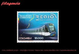 AMERICA. COLOMBIA MINT. 2020 PROYECTO DE TREN DE CERCANÍAS DE CUNDINAMARCA - Colombia