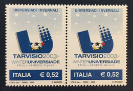 2003 - Italia - Tarvisio 2003 - WINTERUNIVERSIADE - Friuli Venezia Giulia - Euro 0,52 - 2001-10: Neufs