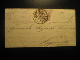 PORTO 1886 To Figueira Cancel Fabrica De Tabacos Boa-Fe Letter PORTUGAL - Briefe U. Dokumente
