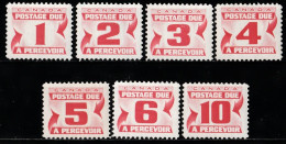 1986 Ascension Timbre Taxe Set MNH** Ta4 - Neufs