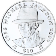 Sierra Leone, 10 Dollars, Mickael Jackson, 2009, BE, Argent, FDC - Sierra Leona