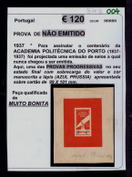 87036 PORTUGAL (NOT ISSUE) = Proof èpreuve RARE - Proofs & Reprints