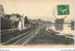 ALCP2-51-0105 - DORMANS - Vue Prise Du Pont De Chemin De Fer  - Dormans