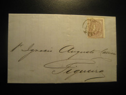 LISBOA 1881 To Figueira Da Foz Cancel Letter PORTUGAL - Covers & Documents