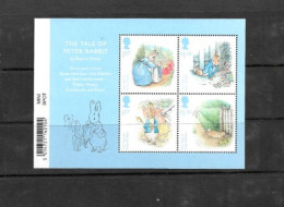 GREAT BRITAIN COLLECTION.  2016 BEATRIX POTTER SOUVENIR SHEET. UNMOUNTED MINT. - Unused Stamps