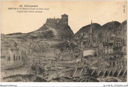 ALCP8-51-0728 - En Champagne - VERTUS Et Le Château Féodal Du Mont-aimé  - Vertus