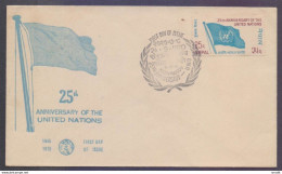 NEPAL 1970 FDC - 25th Anniversary Of United Nations, First Day Cover - Nepal