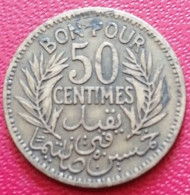 50 Centimes Tunisie 1345 (1926) - Túnez