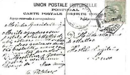 Portugal & Marcofilia, Cascaes, Passeio Maria Pia, Mont'Estoril, Riviera De Portugal, Lisboa A Luso 1907 (66669) - Cartas & Documentos