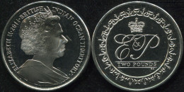 BIOT 2 Pounds. 2011 (Coin KM#5. Unc) Prince Philip, 90th Birthday - Other & Unclassified