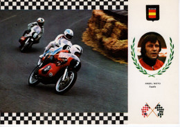 Angel Nieto (Espagne) - Moto Derbi 125 GP - Serie Gran Prix - CPM - Motorcycle Sport