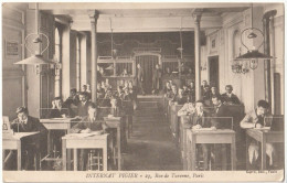 CPA R Enseignement Ecoles Les élèves De L'Internat Pigier à Paris (75) Rue De Turenne 4ème  Dactylographie ... RARE - Ecoles