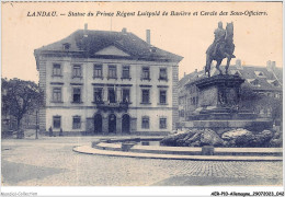 AERP10-ALLEMAGNE-0813 - LANDAU - Statue Du Prince Régent Luitpold De Bavière Et Cercle Des Sous-officiers - Landau