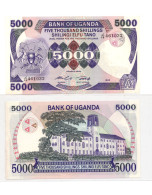 Uganda 5000 Shillings 1986 P-26 UNC - Oeganda