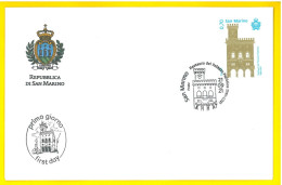 SAN MARINO 2021 FDC 25 Anni Dal Restauro Palazzo Storico - New First Day Cover - FDC