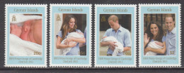 2013 Cayman Islands Royal Baby  Complete Set Of 4 MNH - Kaaiman Eilanden