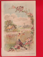 Avallon Fabrique Biscuits Avallonnais FLORENT  Chromo BON PRIME Sirven Oiseau Campagne été - Sonstige & Ohne Zuordnung