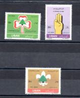 LIBAN - LEBANON - 1962 - SCOUTS - SCOUTISME - PFADFINDER - AIR MAIL - POSTE AERIENNE - - Lebanon