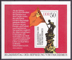 # (2042) DDR 1975 30. Jahrestag Der Befreiung Vom Faschismus **/MNH Block 42 (Blk-75) - 1971-1980