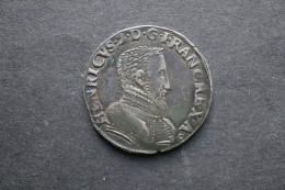 Monnaie   Ancienne  1554  HENRI IV  TESTON ARGENT Atelier D - 1547-1559 Enrique II