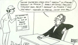 ► Coupure De Presse  Quotidien Le Figaro Jacques Faisant 1983  Projet Loi Sur Presse écrite Hersan Figaro - Desde 1950