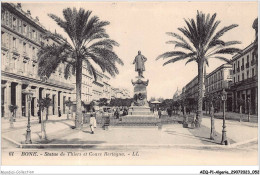 AEQP1-ALGERIE-0027 - BONE - Statua De Thiers Et Cour Bertagna - Annaba (Bône)