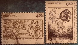 INDIA, 1991 Keshav Shankar Pillai , Padma Vibhushan" Cartoonist. - Used Stamps