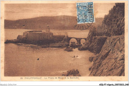 AEQP7-ALGERIE-0579 - PHILIPPEVILLE - Le Phare De Stora Et La Corniche - Skikda (Philippeville)