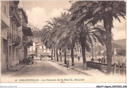 AEQP7-ALGERIE-0569 - PHILIPPEVILLE - Les Palmiers De La Rue Ch Blanchet - Skikda (Philippeville)