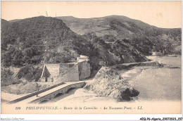 AEQP6-ALGERIE-0542 - PHILIPPEVILLE - Route De La Corniche - Le Nouveau Pont - Skikda (Philippeville)