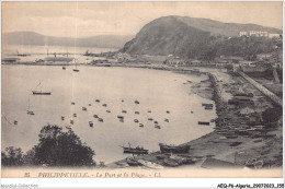 AEQP6-ALGERIE-0541 - PHILIPPEVILLE - Le Port Et La Plage - Skikda (Philippeville)