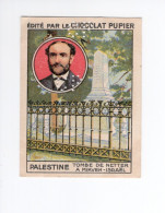 Chromo PALESTINE ISRAEL Tombe De Netter à Mikveh- Israel 1930s TB Pub: Chocolat Pupier 67  X 50 Mm  2 Scans - Autres & Non Classés