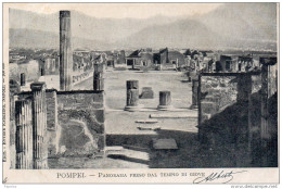 1903  CARTOLINA POMPEI - TEMPIO DI GIOVE - Pompei